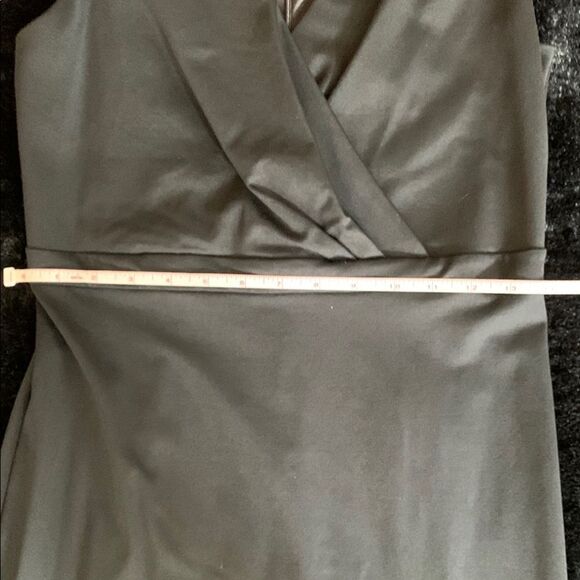 Adrienne Vittadini Black Wrap Sheath Dress with V-Neck NWT Size 2 - Picture 7 of 10